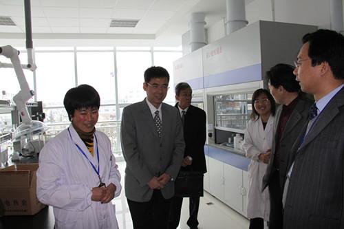 青島市委統戰部常務副部長胡義瑛來公司視察工作